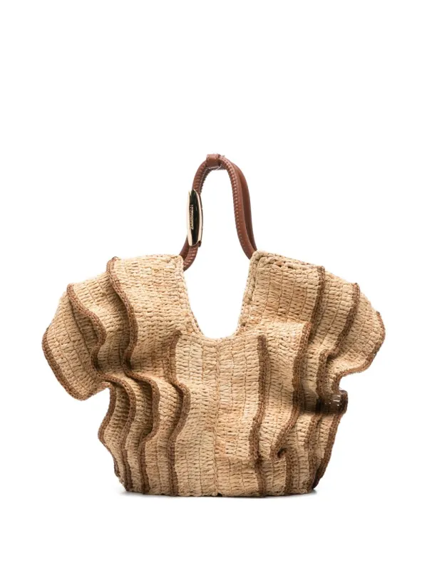Goldentime Small Rafia Tote made by Zimmermann