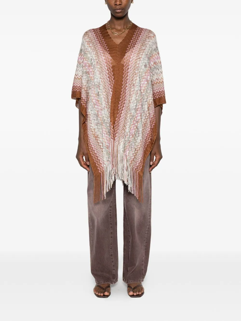 Short Poncho sold by Wanan Luxury product image thumbnail 5