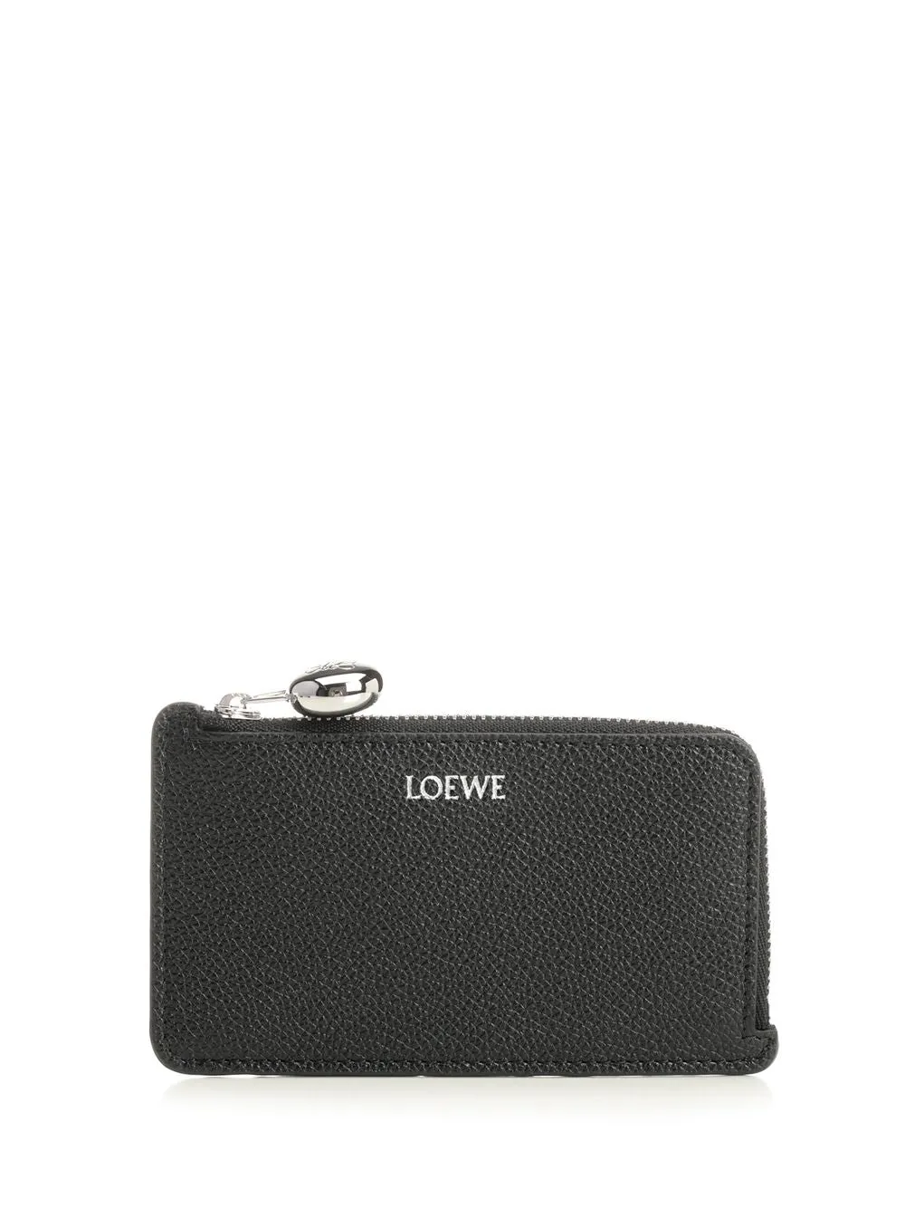Pebble Square Card Holder Wallets Black sold by Wanan Luxury