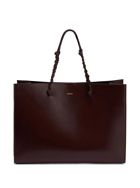 Tangle Leather Tote Bag made by Jil Sander