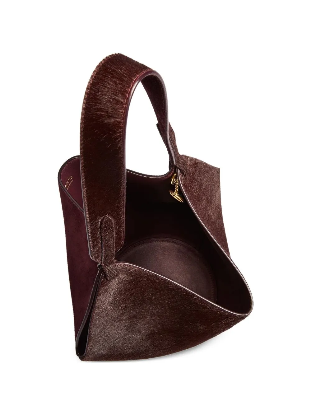 Lotus Mini Leathe Bucket Bag sold by Wanan Luxury product image thumbnail 5
