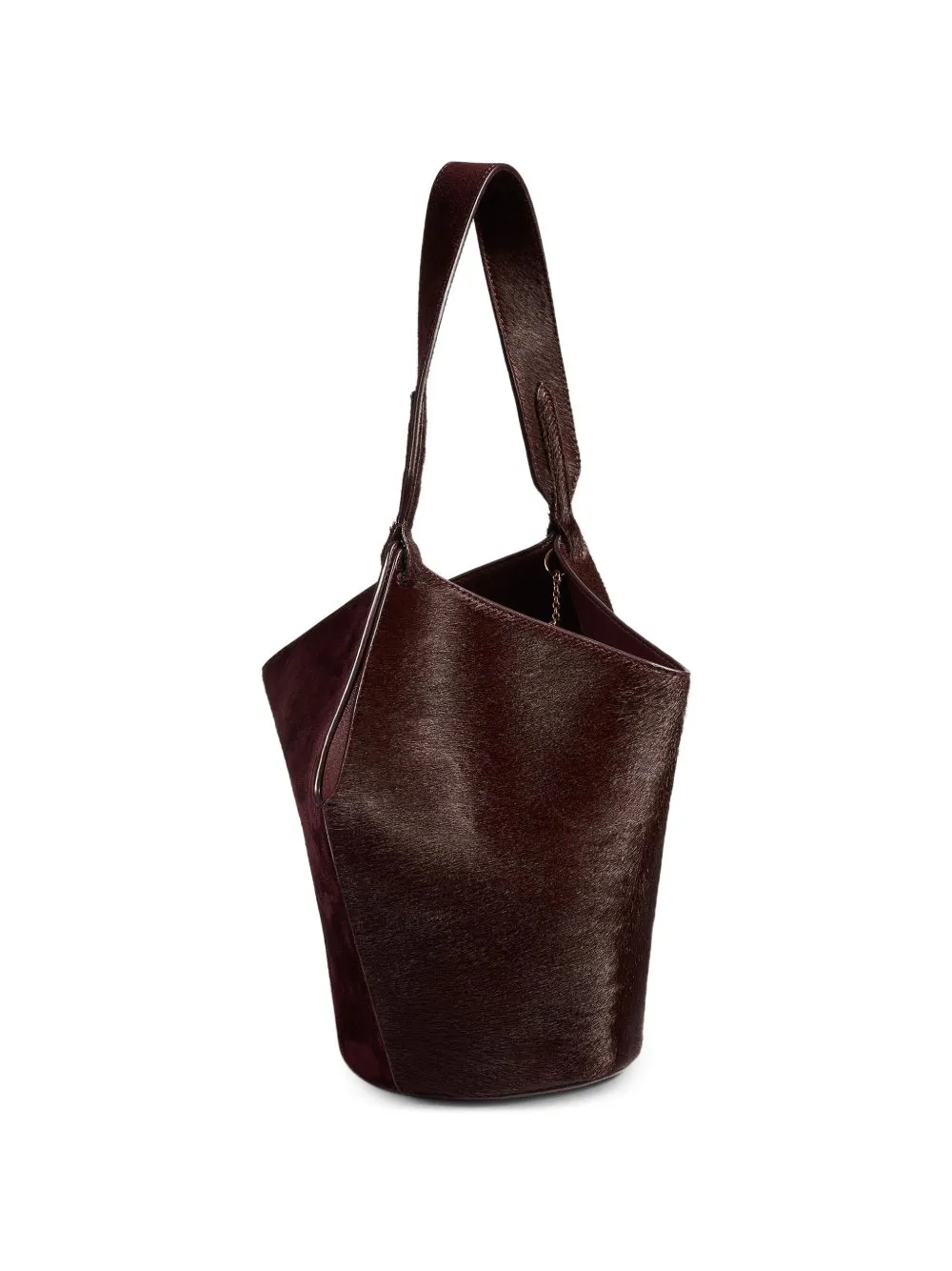 Lotus Mini Leathe Bucket Bag sold by Wanan Luxury product image thumbnail 4