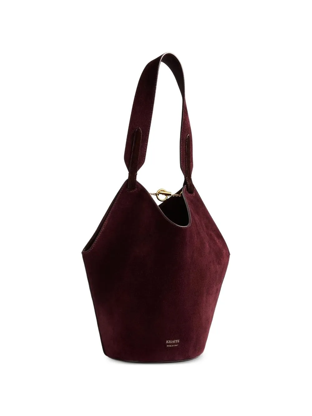 Lotus Mini Leathe Bucket Bag sold by Wanan Luxury