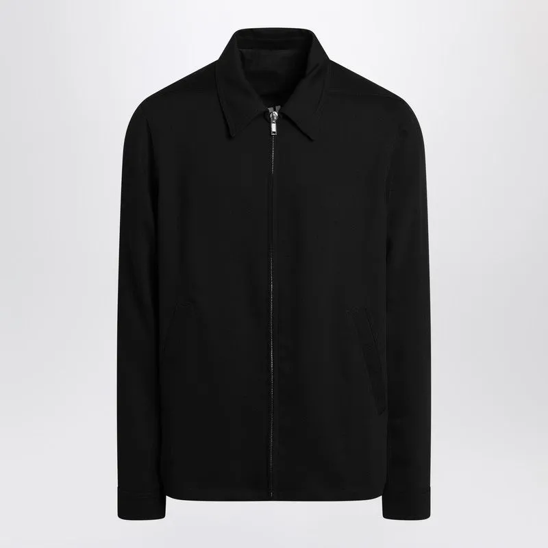 Zip-Up Wool Shirt Jacket made by Rick Owens