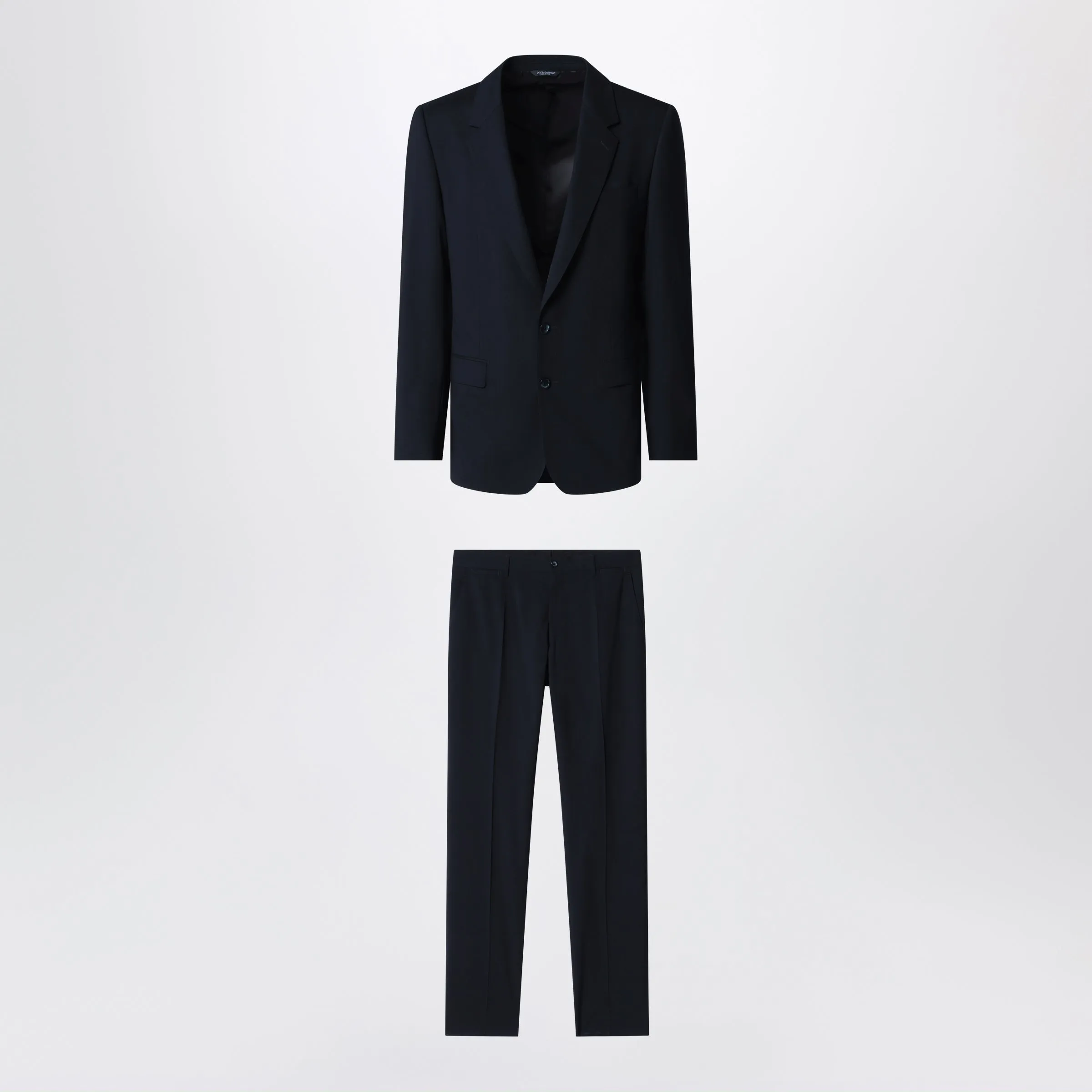 Blue Stretch Wool Single-Breasted Suit sold by Wanan Luxury