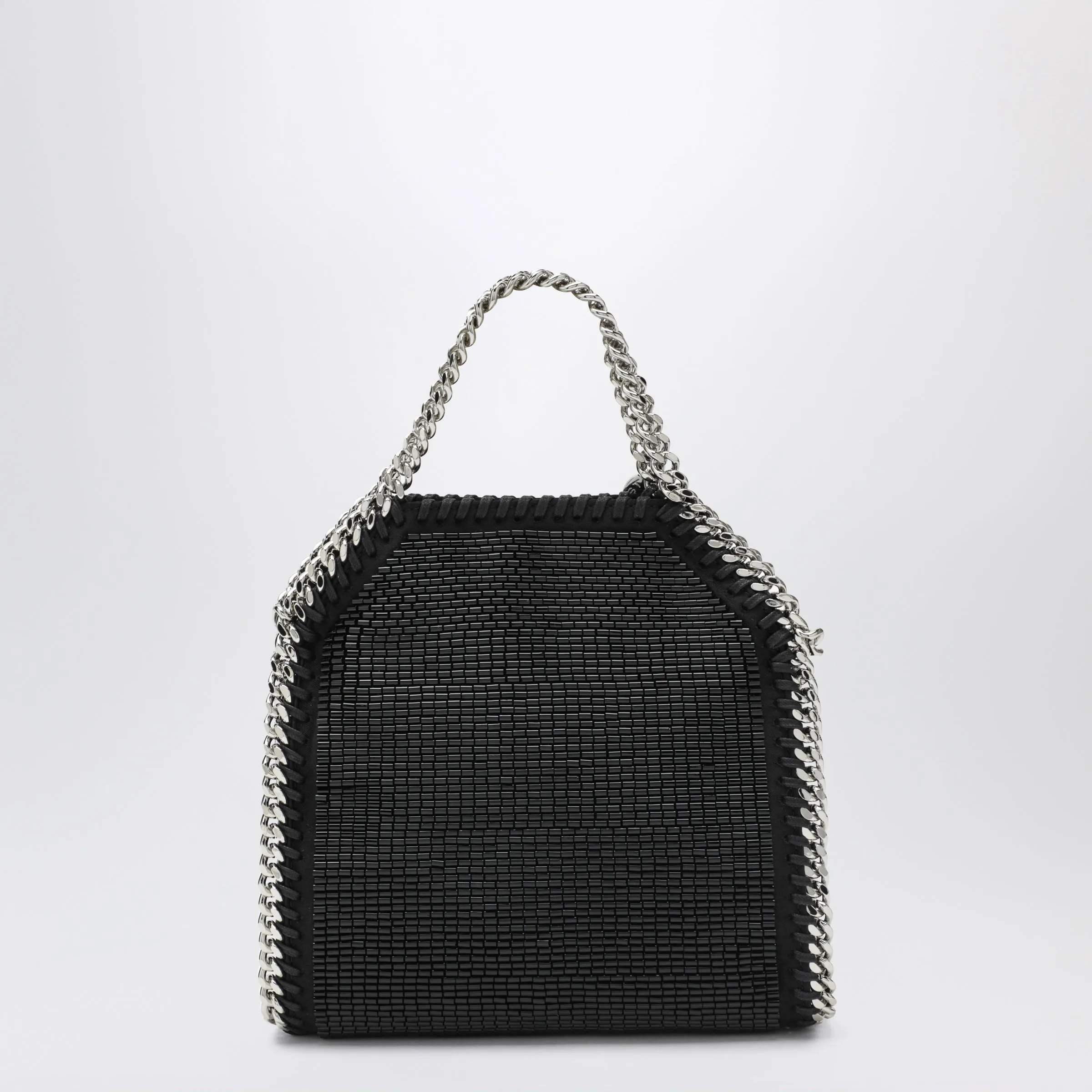 Falabella Mini Tote Bag In Black Crystal Mesh sold by Wanan Luxury product image thumbnail 2