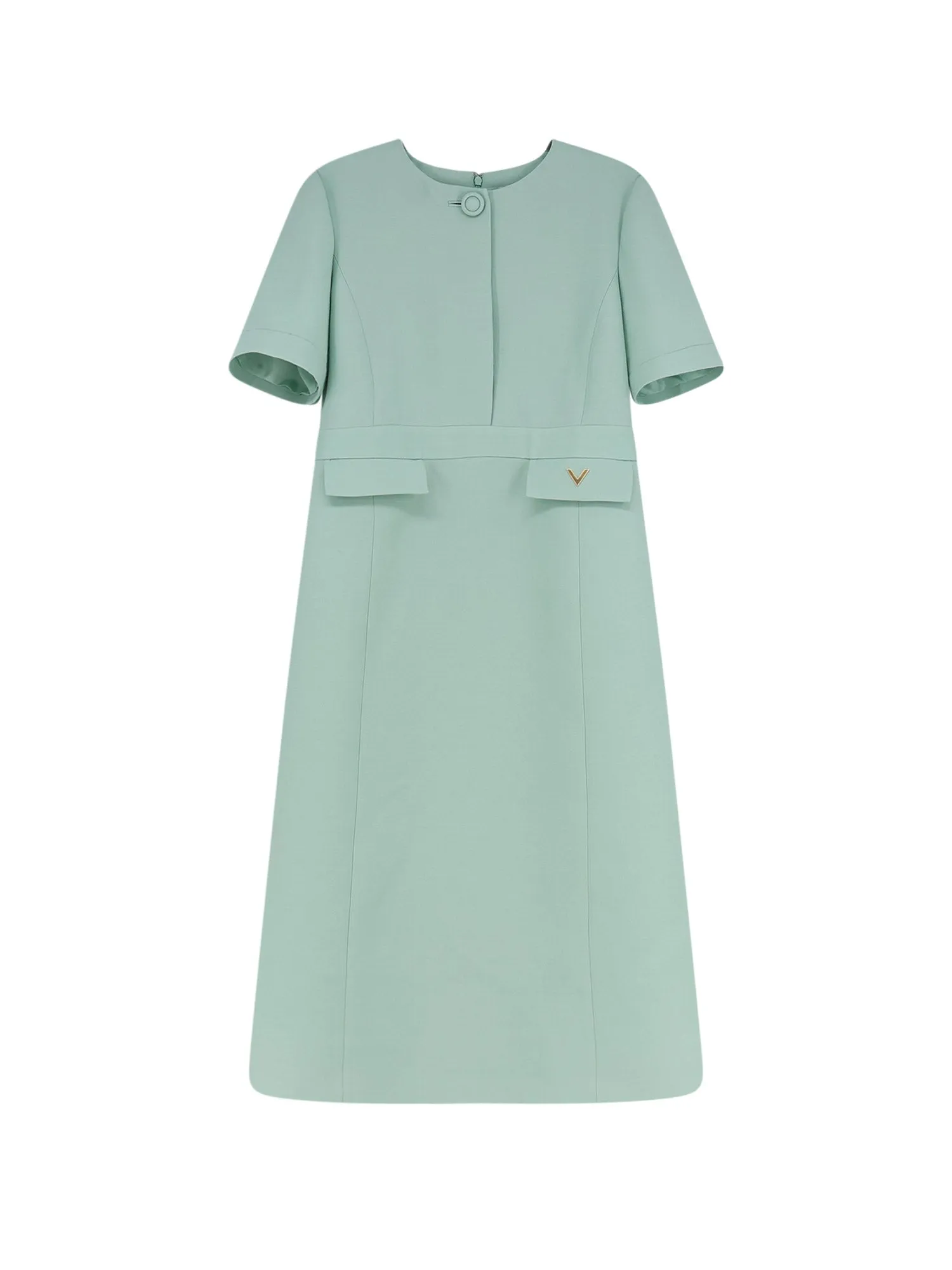 Crepe Couture Midi Dress sold by Wanan Luxury