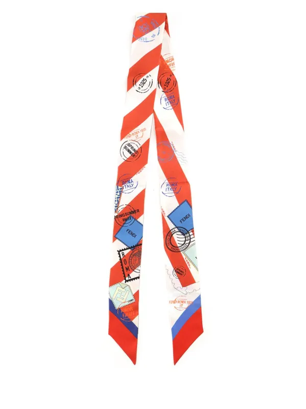 Wrappy Bandeau Scarves And Foulards Multicolor made by Fendi