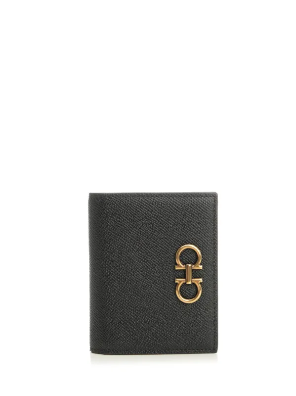 Gancini Wallets Black made by Salvatore Ferragamo