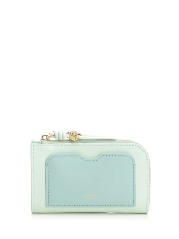 Card Holder Wallets Green made by Fendi