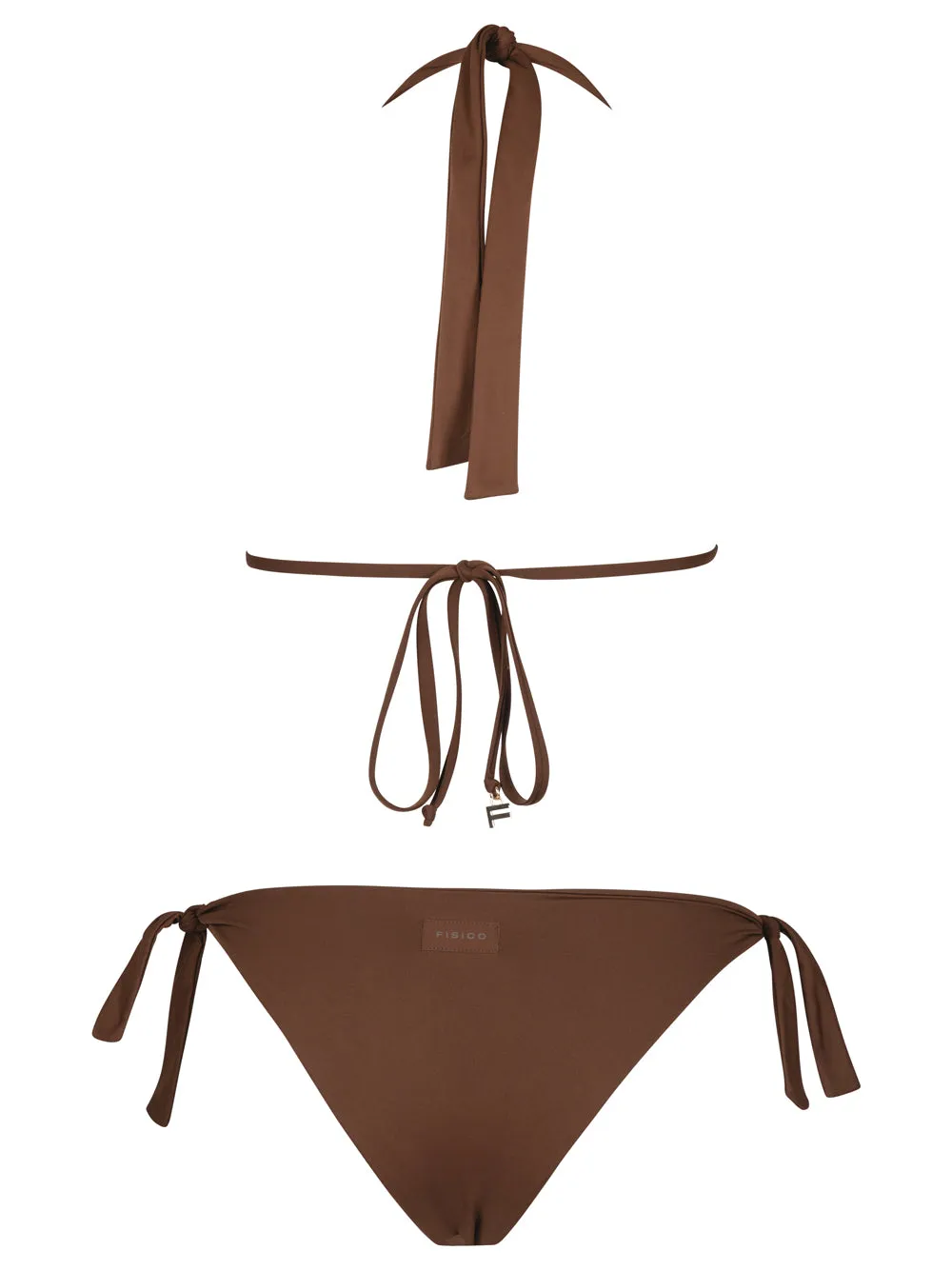 Ruffled Triangle Bikini With Ring sold by Wanan Luxury product image thumbnail 2