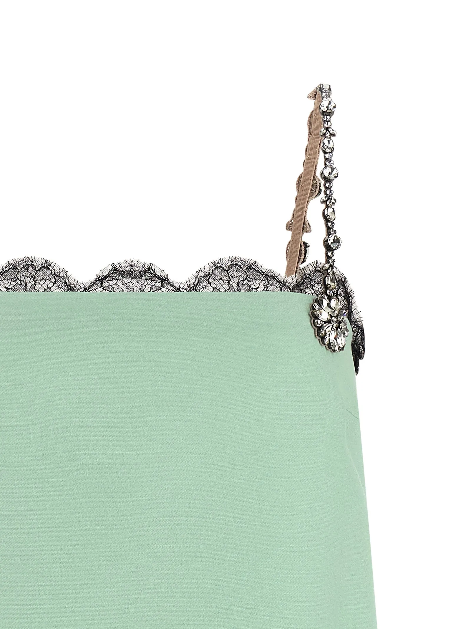 Valentino Garavani Crystal Embroidery Dress Dresses Green sold by Wanan Luxury product image thumbnail 3