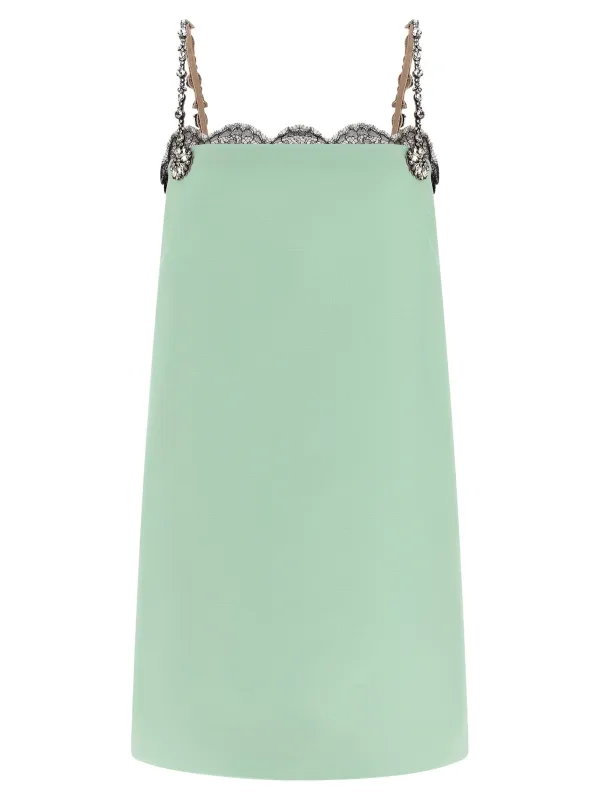 Valentino Garavani Crystal Embroidery Dress Dresses Green made by Valentino Garavani