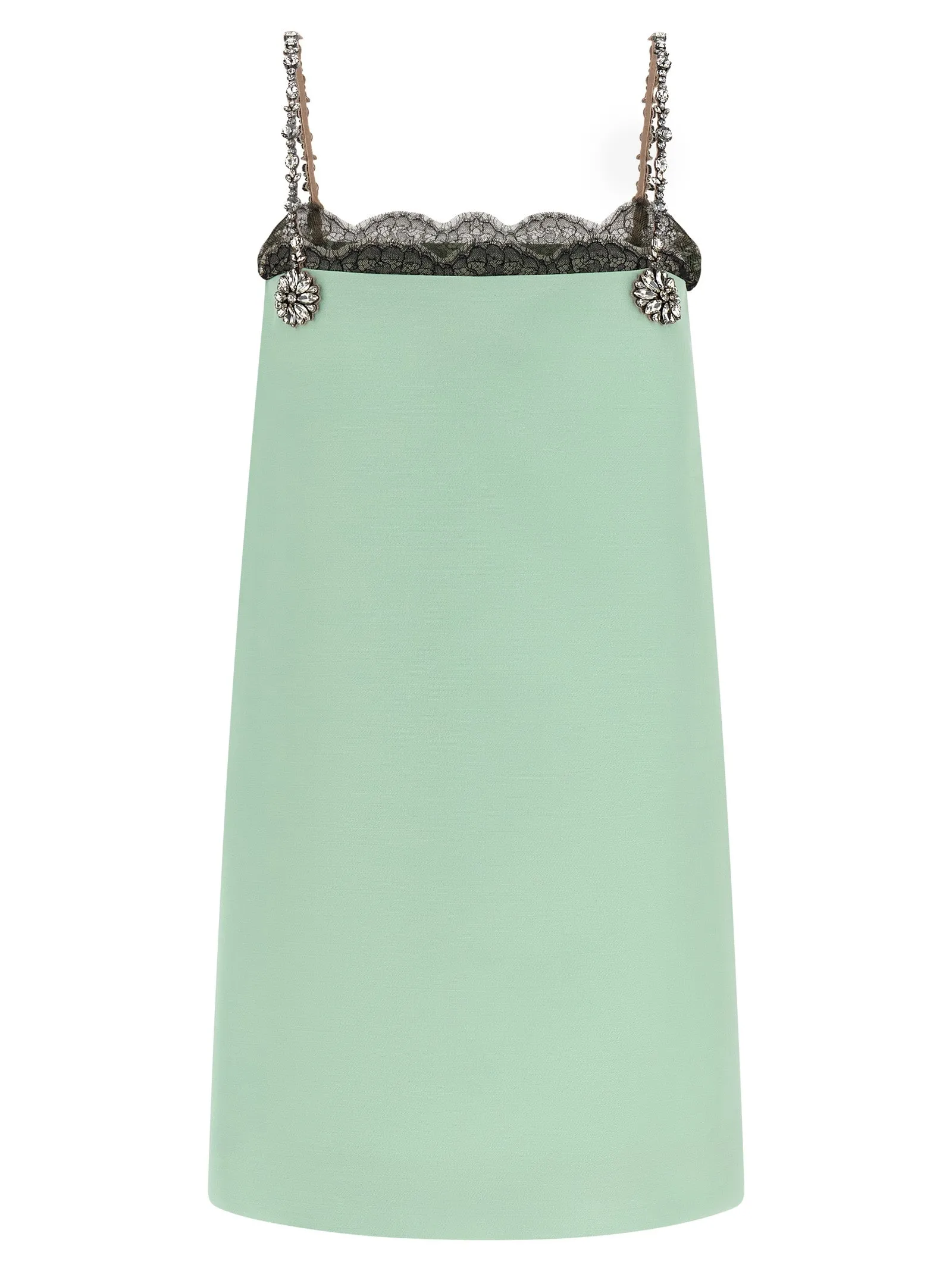 Valentino Garavani Crystal Embroidery Dress Dresses Green sold by Wanan Luxury product image thumbnail 2