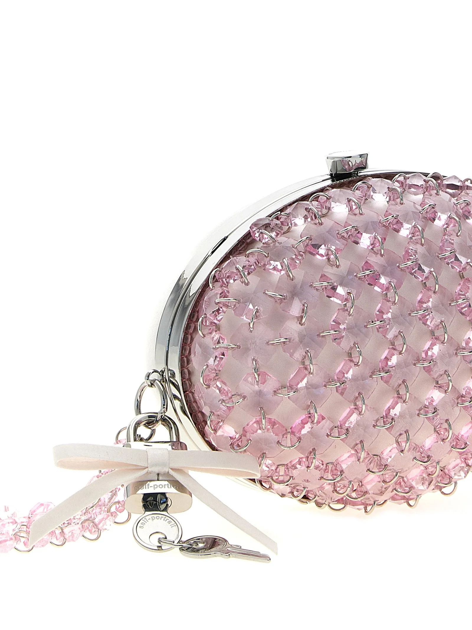Crystal Chain Clutch Pink sold by Wanan Luxury product image thumbnail 3