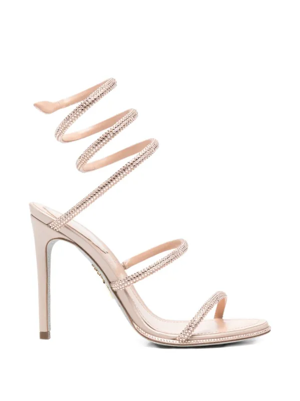 Cleo Heel Sandals made by Rene Caovilla