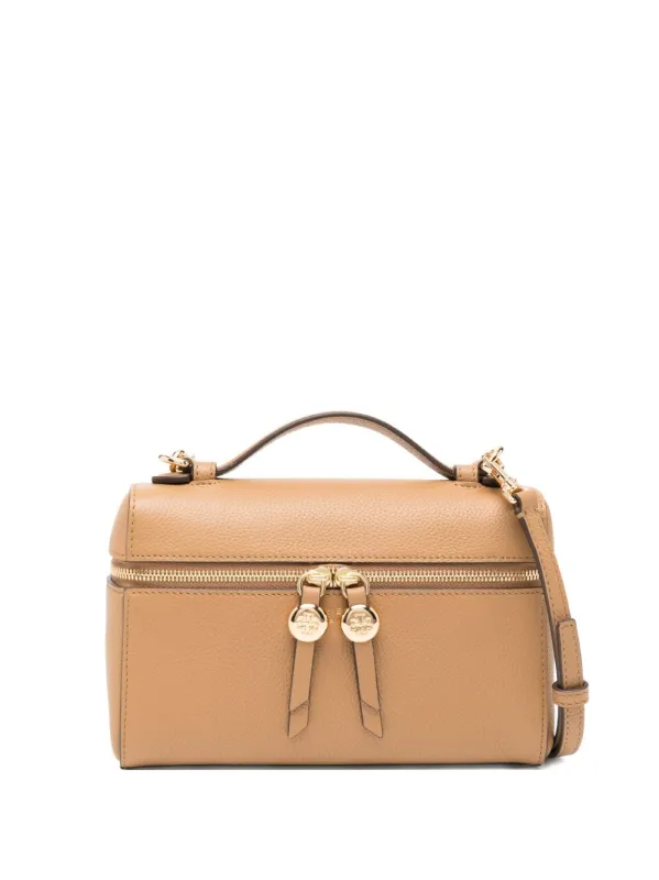 Romy Leather Vanity Case made by Tory Burch