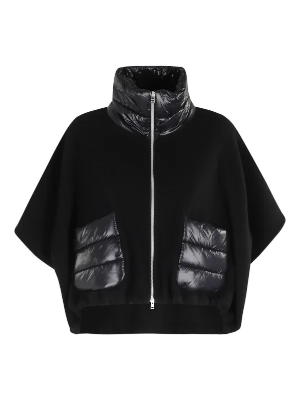 Wool And Nylon Short Down Jacket made by Herno