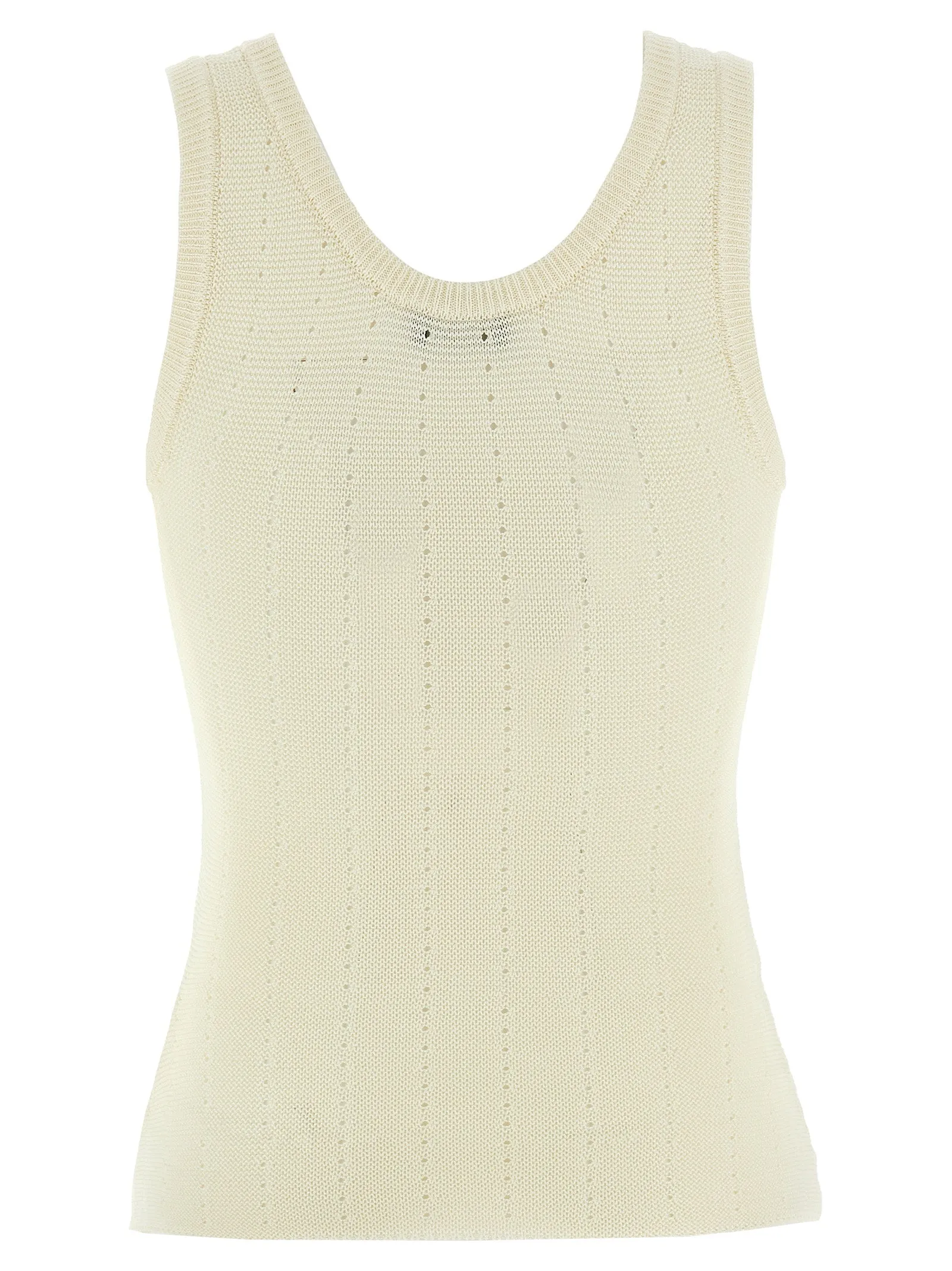 Punched Top Tops White sold by Wanan Luxury product image thumbnail 2