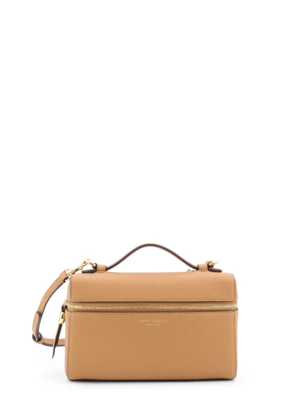 Romy Slim Hammered Leather Crossbody Bag made by Tory Burch
