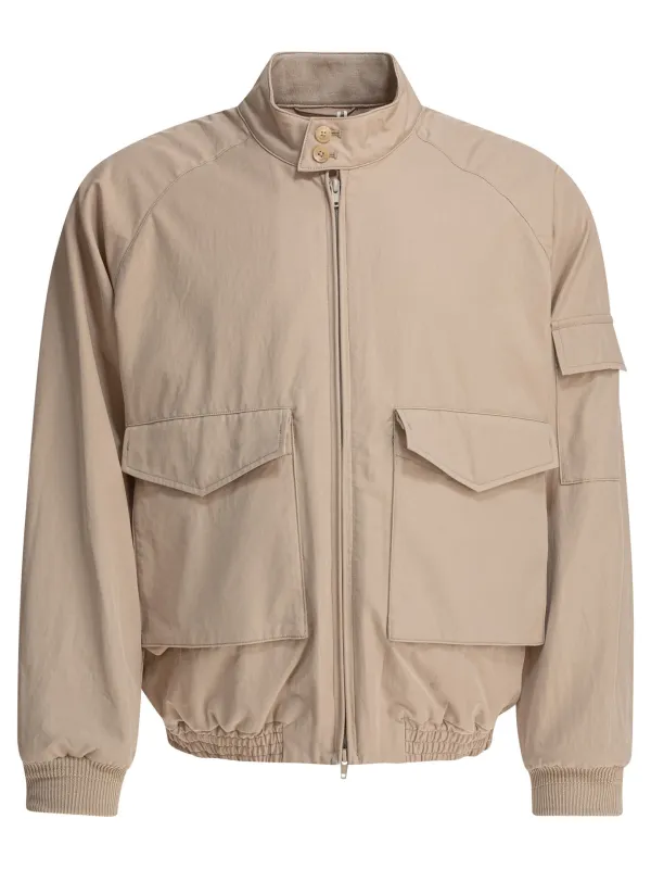 Lightweight Zippered Jacket Jackets And Coats Beige made by Kaptain Sunshine