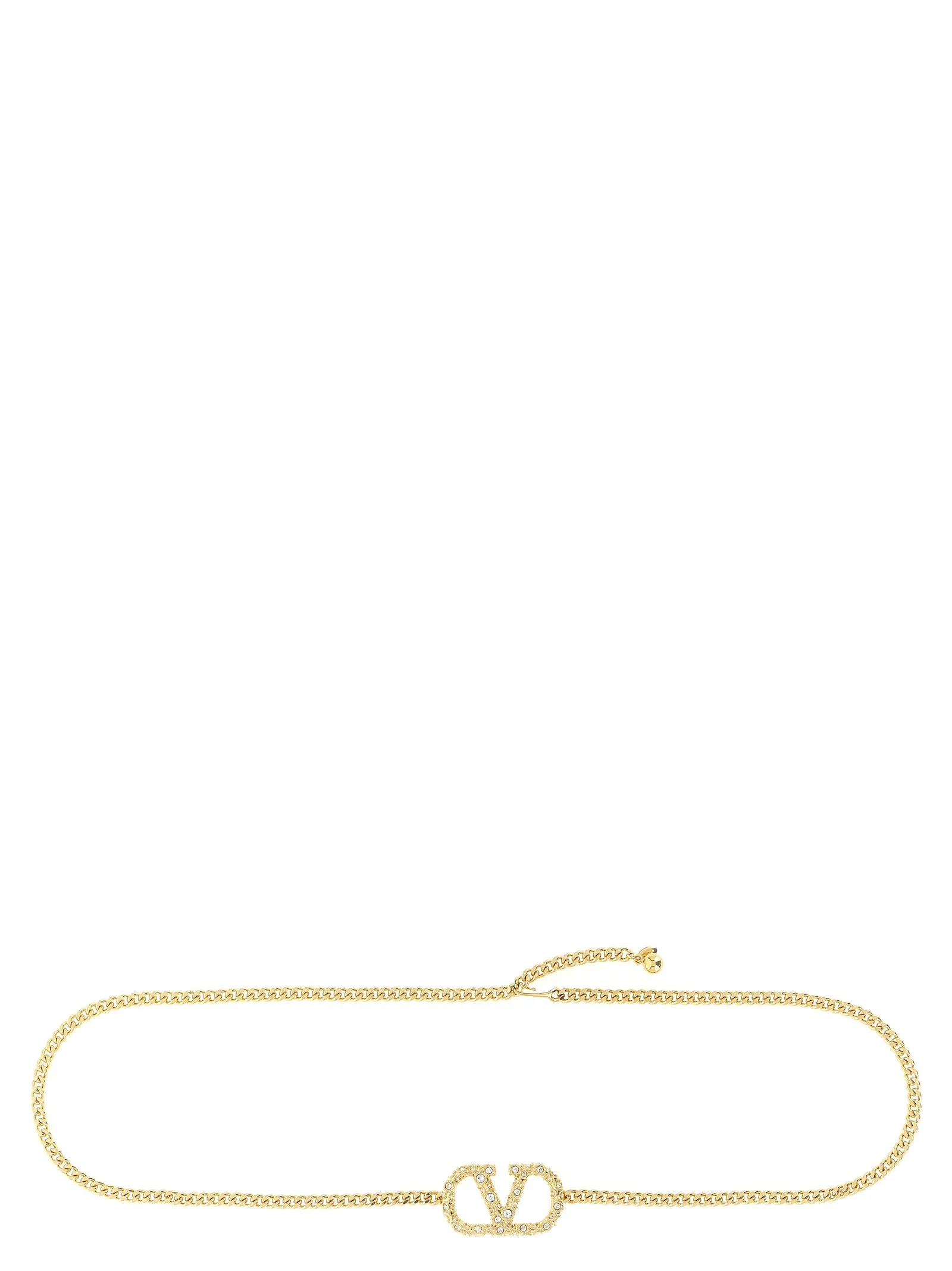 Vlogo Signature Belts Gold sold by Wanan Luxury