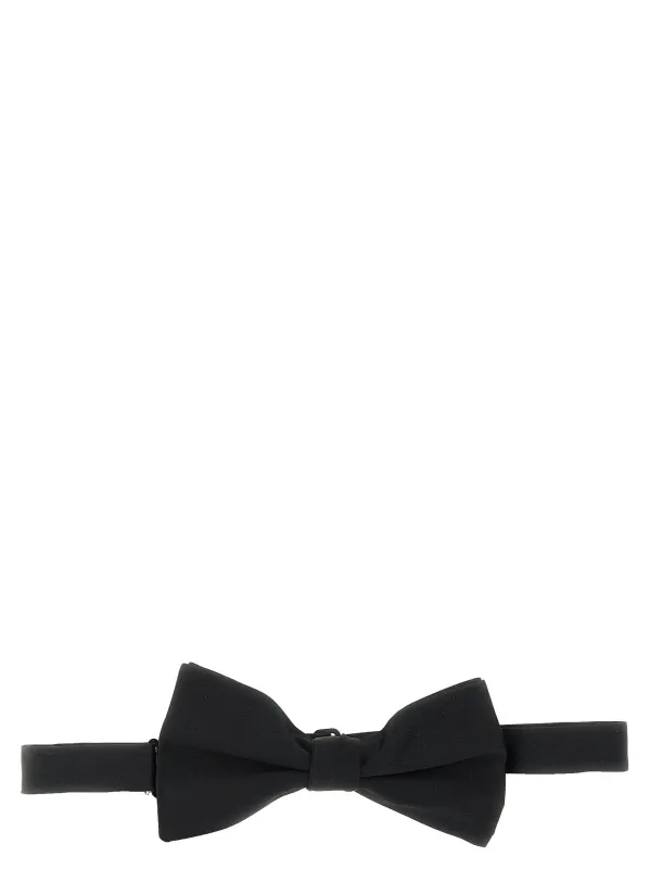 Valentino Garavani Bow Tie Ties And Papillon Black made by Valentino Garavani