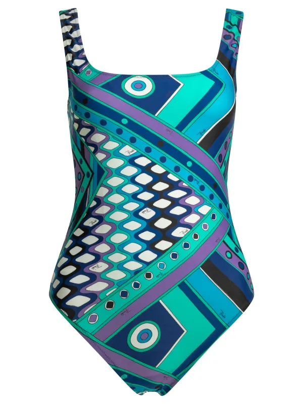 Vivara Swimwear Blue made by Emilio Pucci