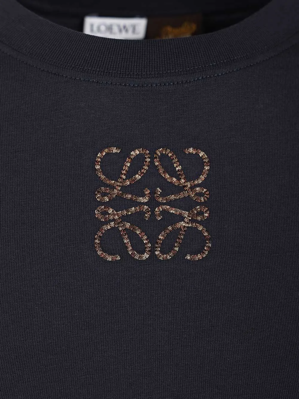 Slim-Fit Cotton T-Shirt Blue sold by Wanan Luxury product image thumbnail 3