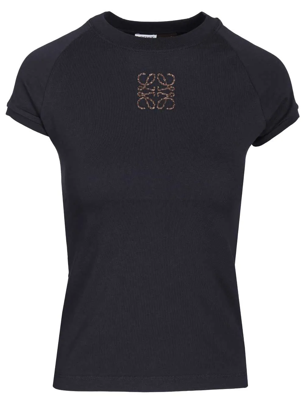 Slim-Fit Cotton T-Shirt Blue sold by Wanan Luxury