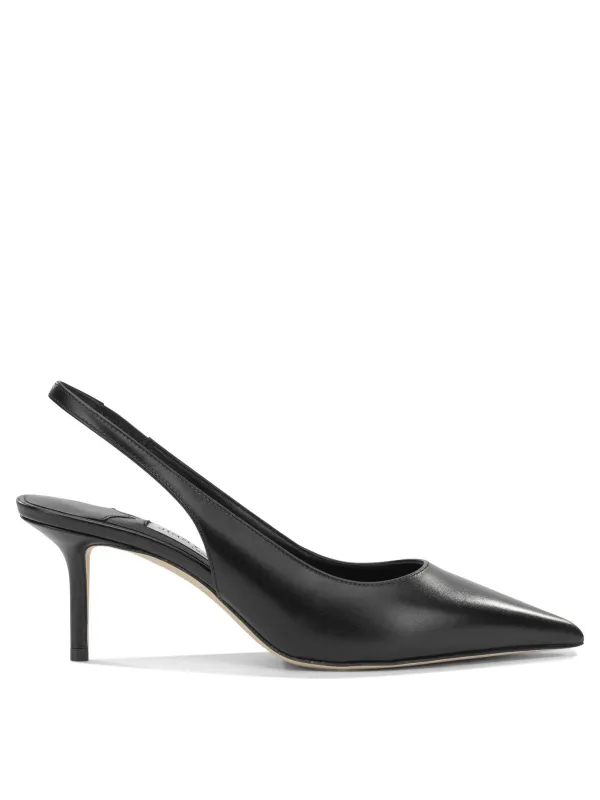 Love 65mm Heeled Shoes Black made by Jimmy Choo