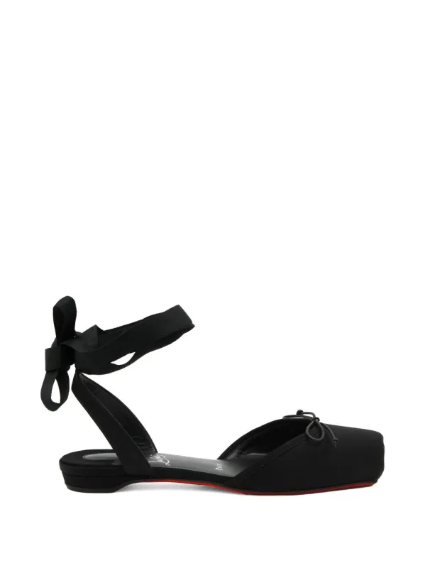 Cassia Lace Up Flat Sandals made by Christian Louboutin