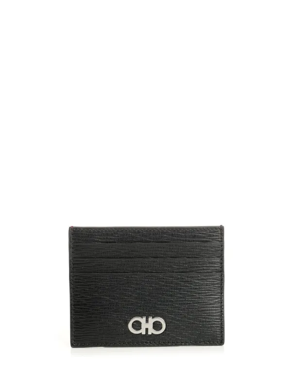 Gancini Wallets Black made by Salvatore Ferragamo