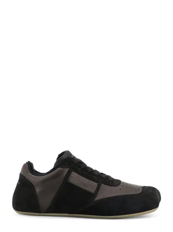 Anatomic Suede And Leather Sneakers made by Maison Margiela