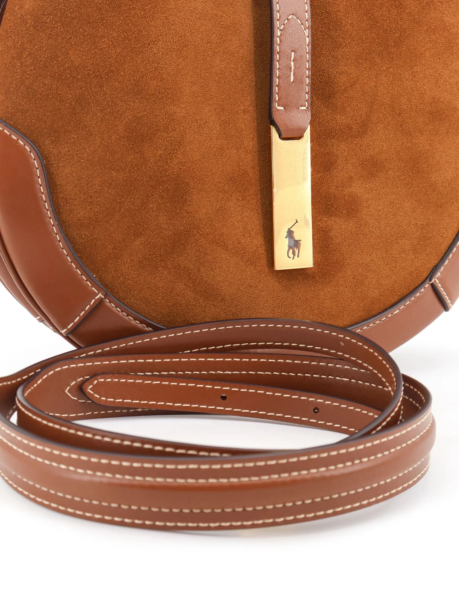 Suede And Leather Shoulder Bag sold by Wanan Luxury product image thumbnail 5