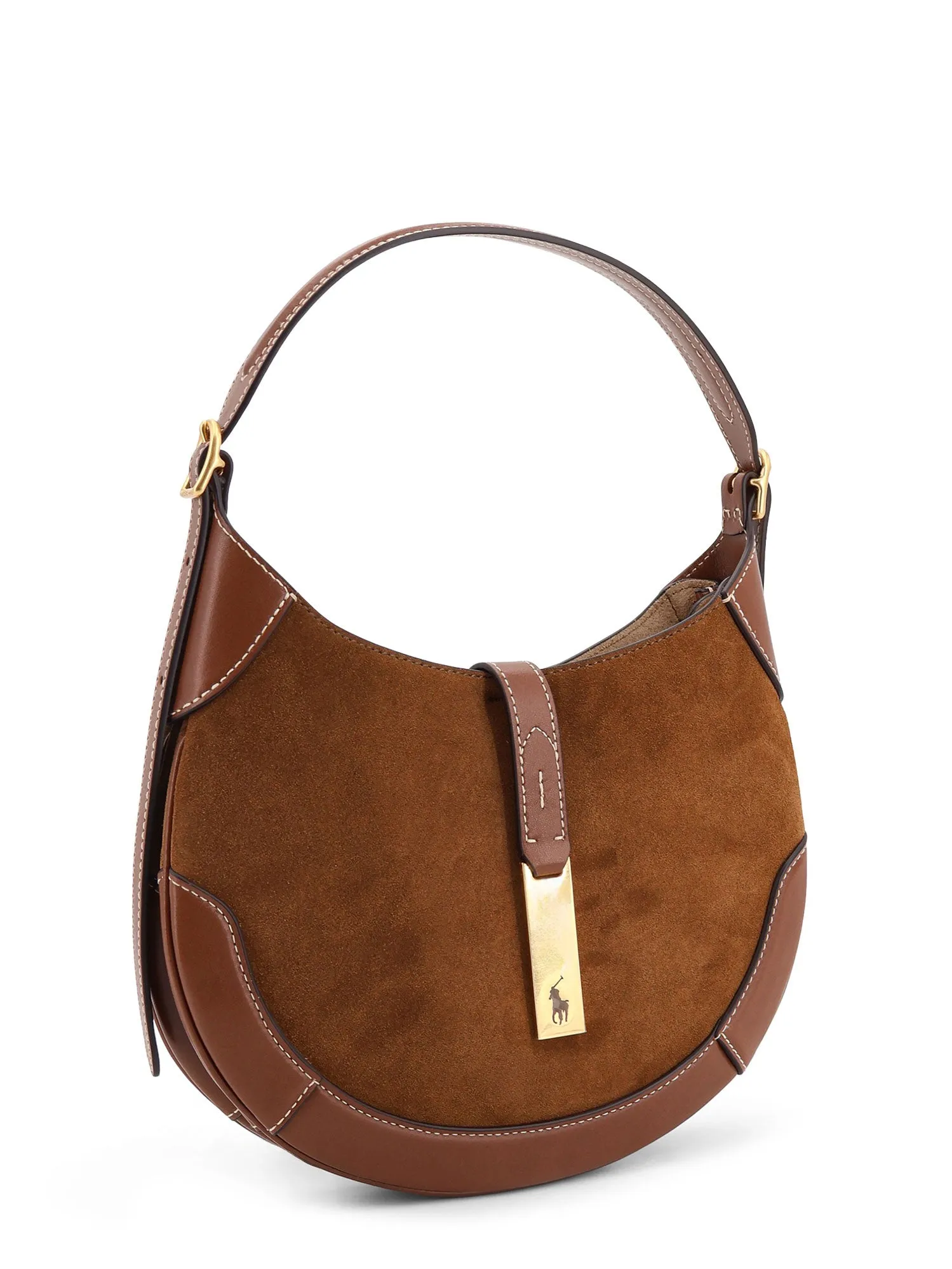 Suede And Leather Shoulder Bag sold by Wanan Luxury product image thumbnail 3