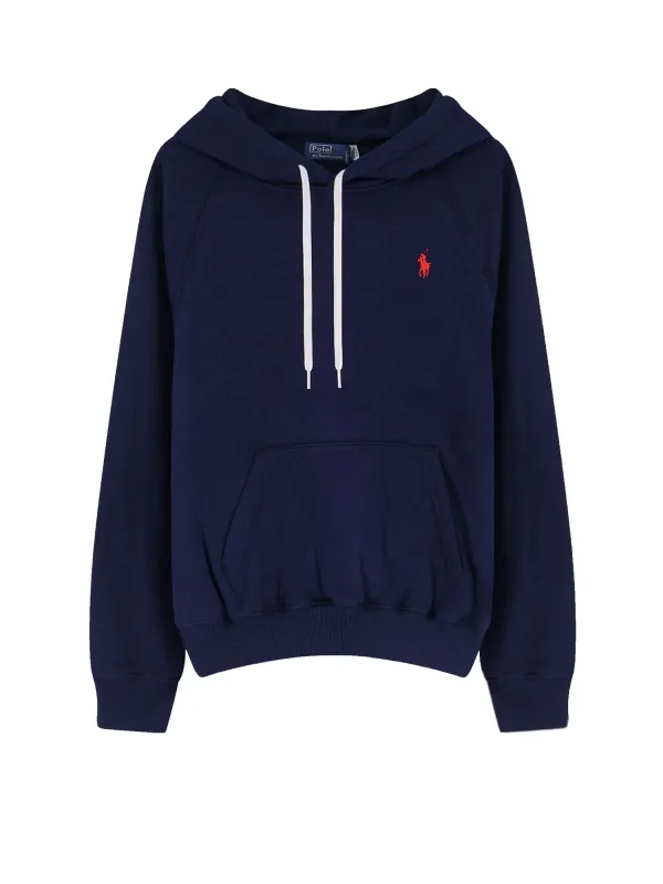 Cotton Blend Sweatshirt With Embroidered Logo made by Polo by Ralph Lauren