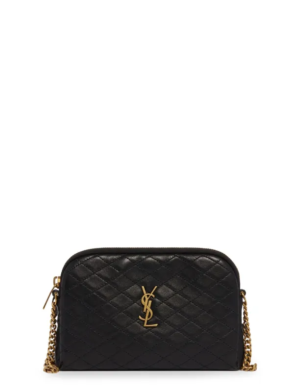 Gaby Leather Shoulder Bag made by Yves Saint Laurent