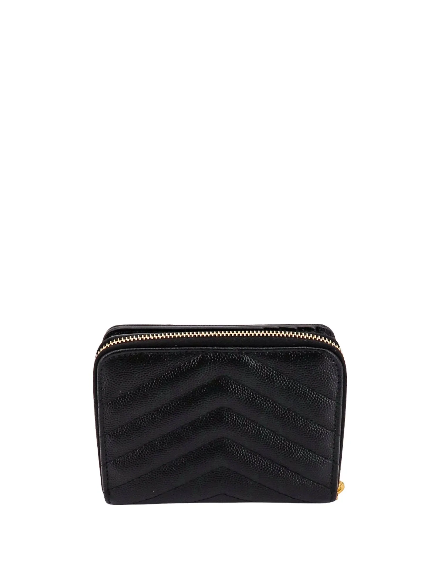 Quilted Leather Wallet With Metal Cassandre Logo sold by Wanan Luxury product image thumbnail 2