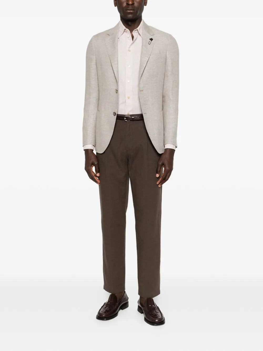Linen Blend Shirt sold by Wanan Luxury product image thumbnail 4