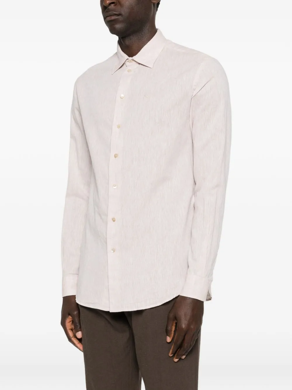 Linen Blend Shirt sold by Wanan Luxury product image thumbnail 5