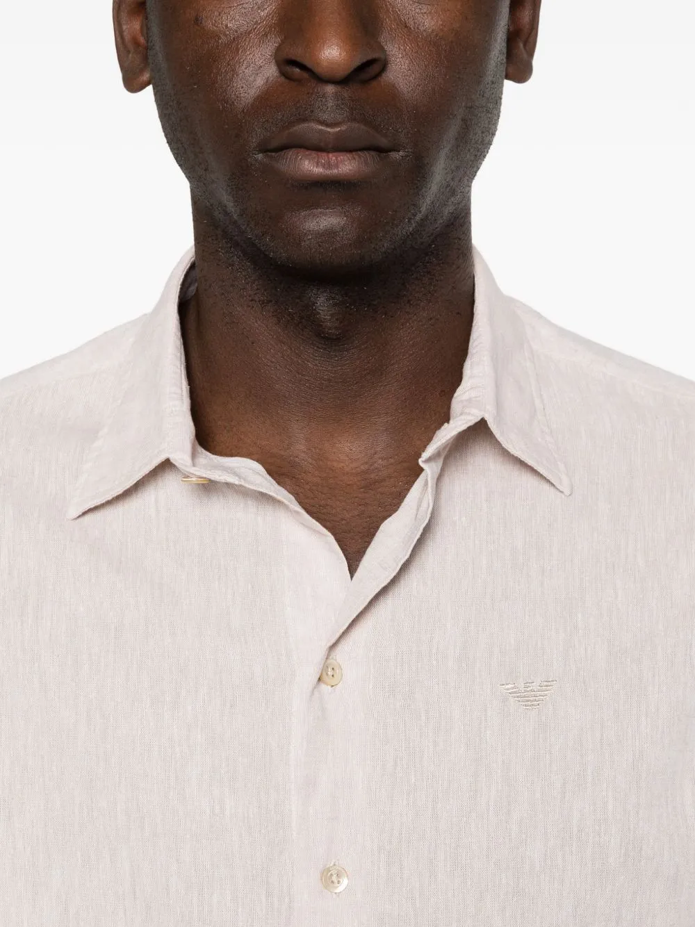 Linen Blend Shirt sold by Wanan Luxury product image thumbnail 2