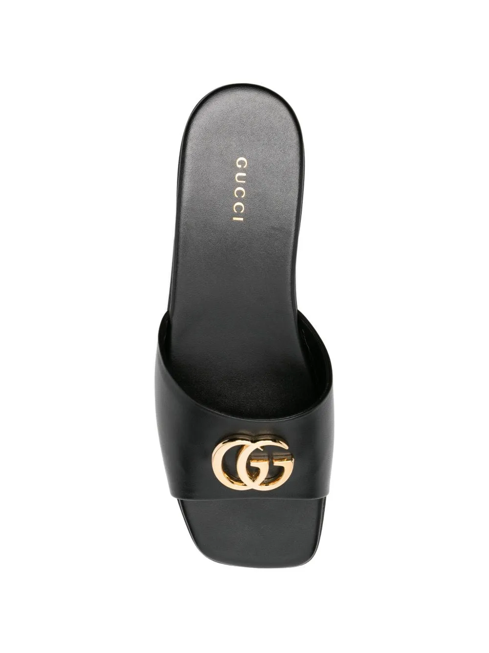 Gg Marmont Leather Flat Sandals sold by Wanan Luxury product image thumbnail 2