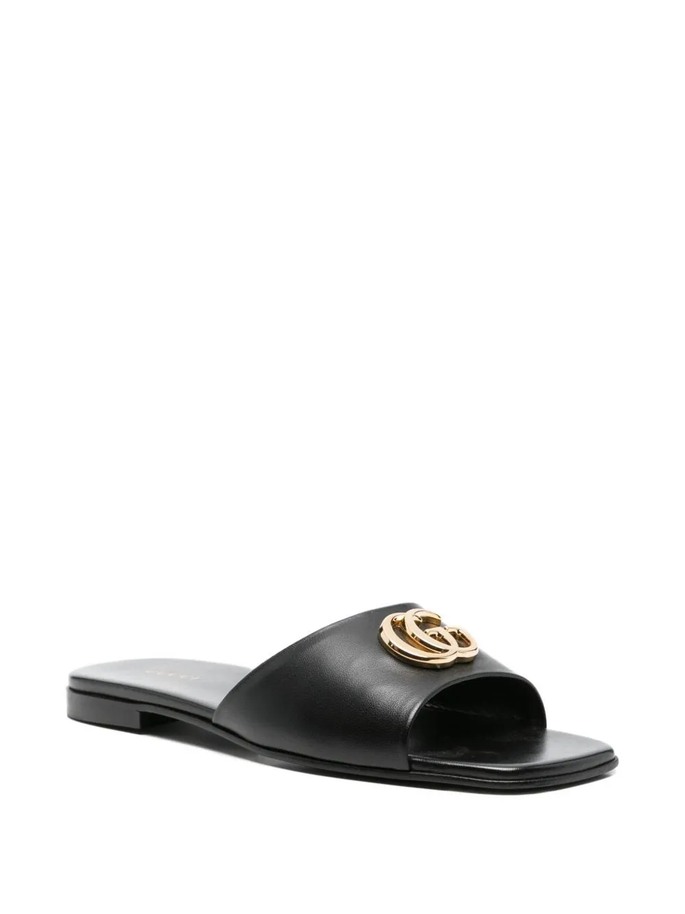 Gg Marmont Leather Flat Sandals sold by Wanan Luxury product image thumbnail 4