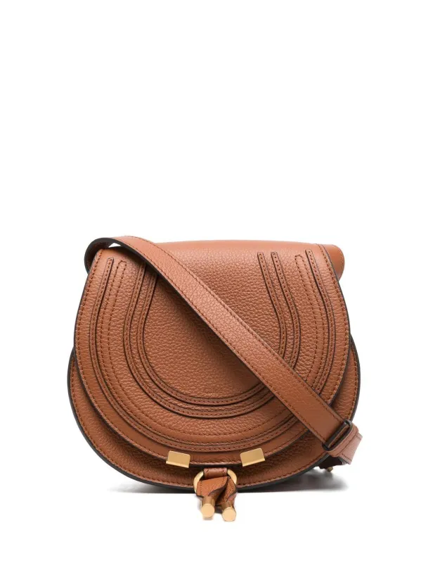 Marcie Small Leahter Saddle Bag made by Chloe