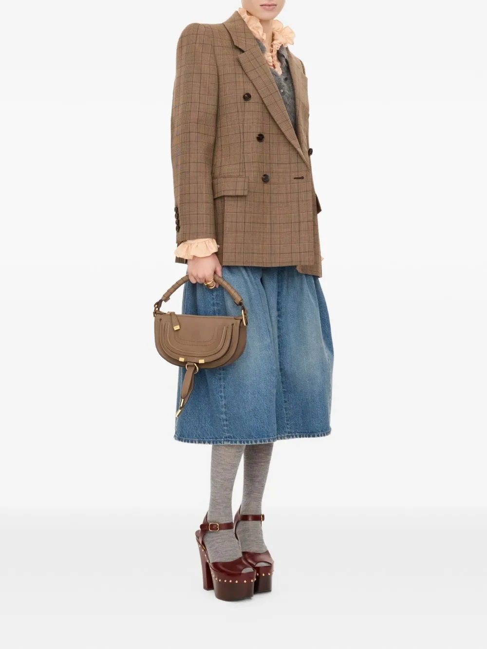 Marcie Mini Leather Shoulder Bag sold by Wanan Luxury product image thumbnail 5