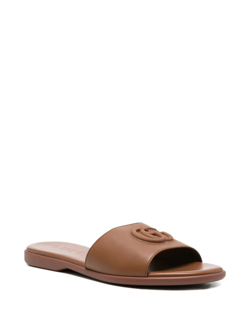 Double G Leather Falt Sandals sold by Wanan Luxury product image thumbnail 2