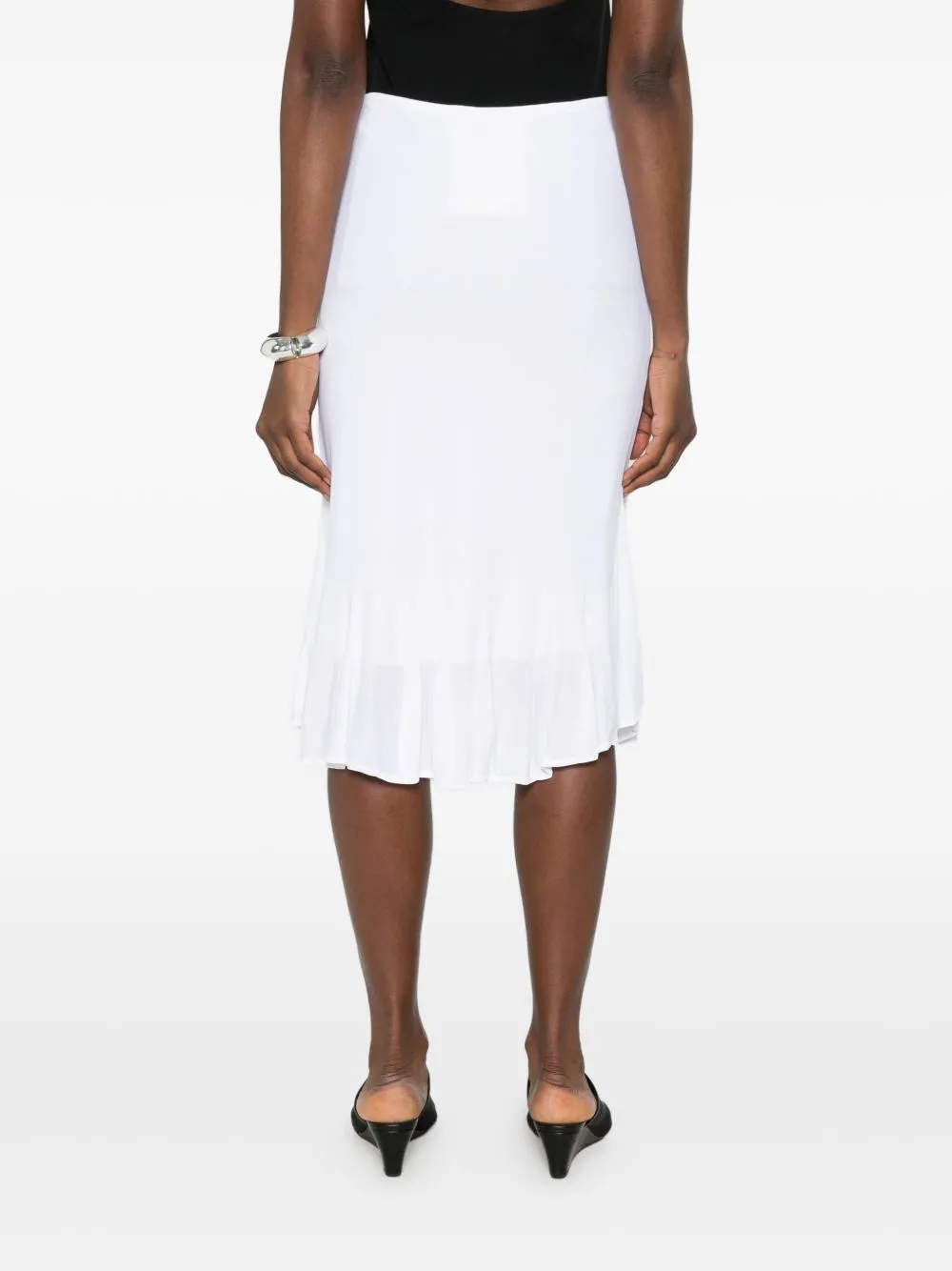 Fluted Midi Skirt sold by Wanan Luxury product image thumbnail 4