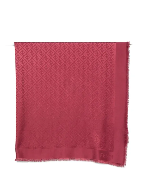 Ff Wool And Silk Shawl made by Fendi