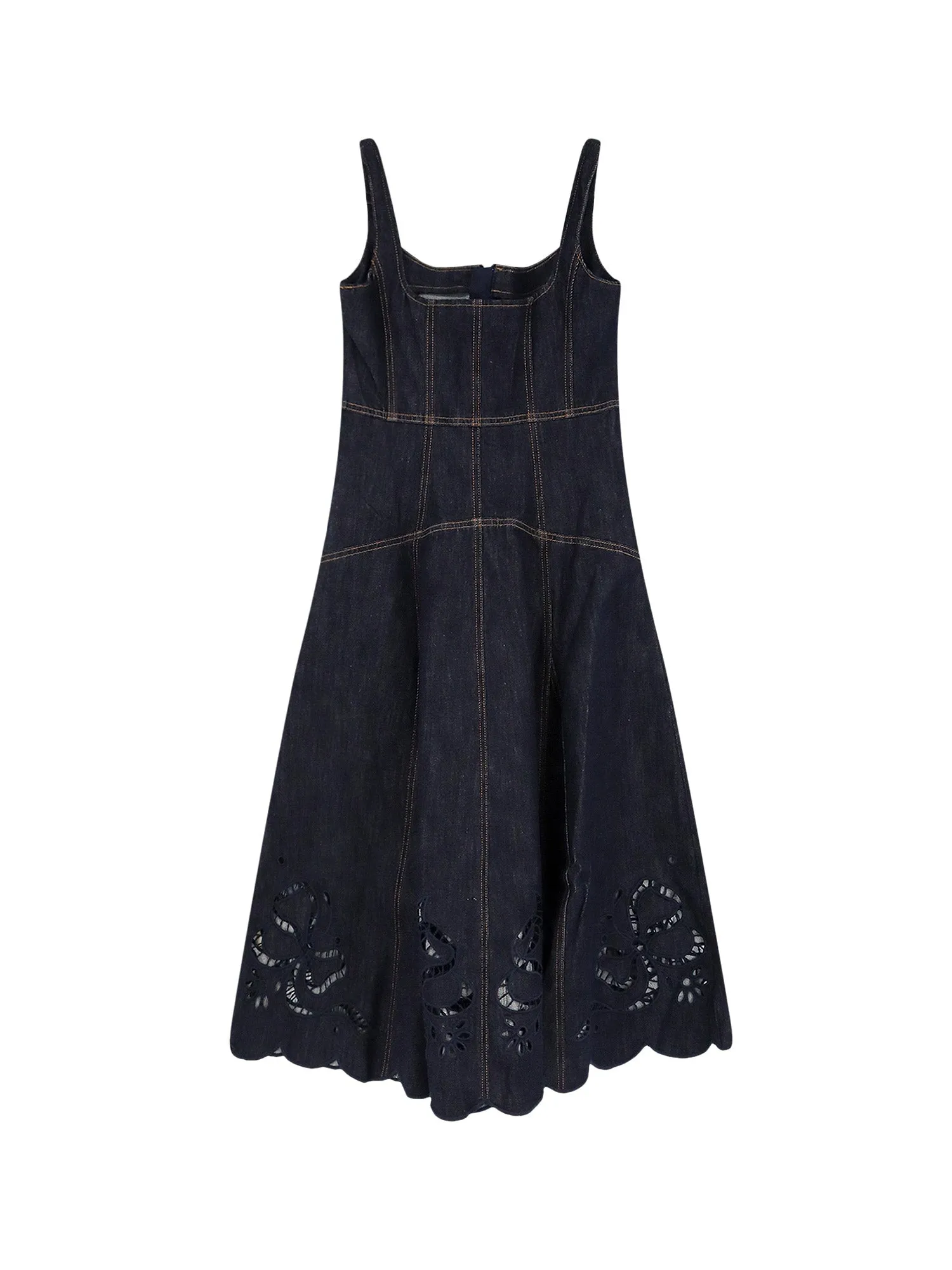 Denim Midi Dress sold by Wanan Luxury product image thumbnail 2
